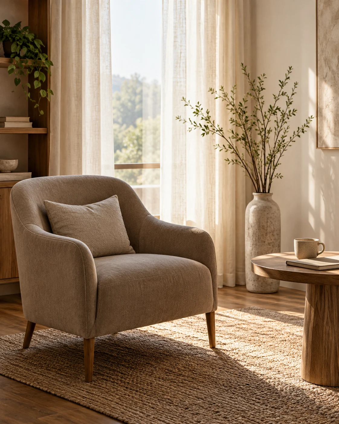 Calm consultation room with an armchair